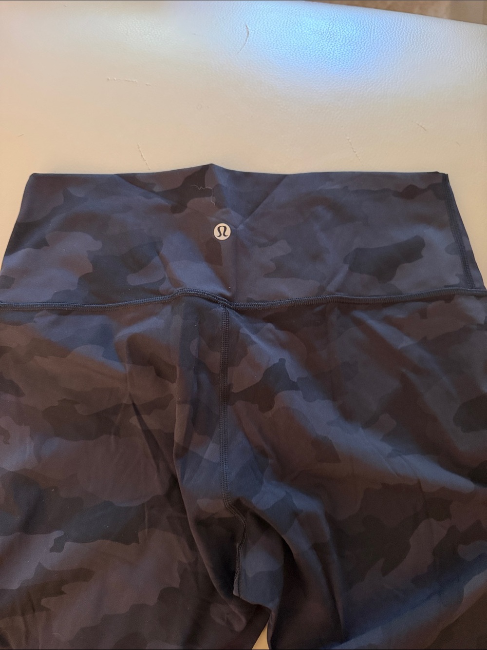 lululemon athletica Black Camo High-Rise Bike Shorts